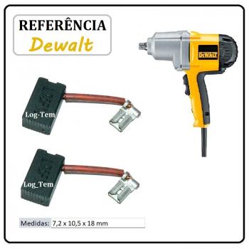 JOGO DE ESCOVA DE CARVÃO - CHAVE DE IMPACTO DEWALT -  617848-03 - DW 292 B2