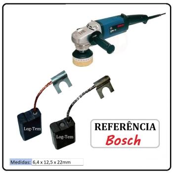 JOGO DE ESCOVA DE CARVÃO - LIXADEIRA UMIDO BOSCH - 9618086921 - 1359 - GNS 14