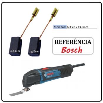 JOGO DE ESCOVA DE CARVÃO - OCILANTE MULTICORTADORA BOSCH - 1619P02870 - 1B30 - GOP 2000 CE