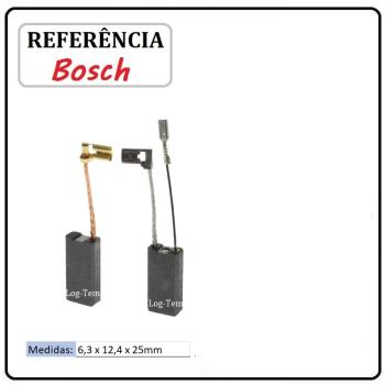 ESCOVA DE CARVÃO BOSCH - 6,3x12,4x25 mm
