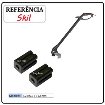 JOGO DE ESCOVA DE CARVÃO - CORTADOR DE RELVA SKIL -  2610386546 - 0549