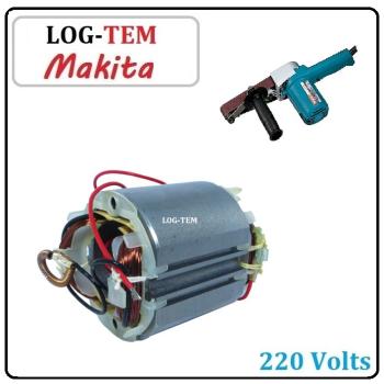 K-4-1-2 / 593318-1 - ESTATOR / BOBINA / CAMPO - LIXADEIRA CINTA MAKITA 220 V - 9031 - POS.46 - ORIGINAL
