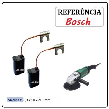 JOGO DE ESCOVA DE CARVÃO - POLITRIZ BOSCH - 9618086773 - 3253.1 - PWS 9-180