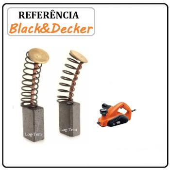K-5-144 / JOGO DE ESCOVA DE CARVÃO - PLAINA BLACK & DECKER - 5140008-72 - 7698 - ORIGINAL