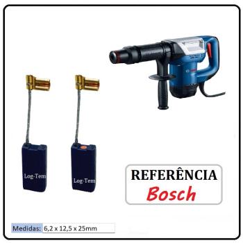 JOGO DE ESCOVA DE CARVÃO - MARTELO BOSCH - 1617014138  - 11C38 - GSH 5000