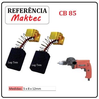 JOGO DE ESCOVA DE CARVÃO - FURADEIRA MAKTEC - 194973-8 - CB 85 - MT 811