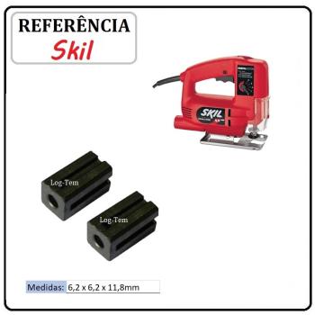 JOGO DE ESCOVA DE CARVÃO - SERRA TICO-TICO SKIL -  2610386546 - 4340