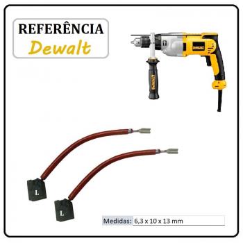 JOGO DE ESCOVA DE CARVÃO - FURADEIRA DEWALT -  N032695 - DWD 520 B2