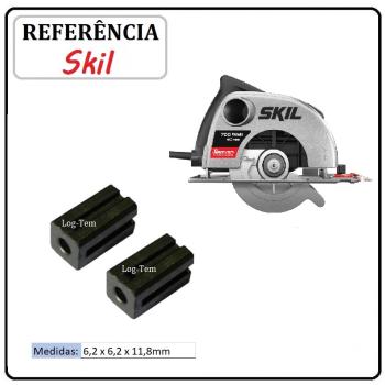 JOGO DE ESCOVA DE CARVÃO - SERRA CIRCULA SKIL -  2610386546 - 5740