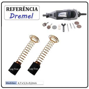 JOGO DE ESCOVA DE CARVÃO - MULTI FERRAMENTA DREMEL -  2610006477 - 395