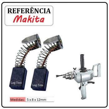 JOGO DE ESCOVA DE CARVÃO - FURADEIRA MAKITA - 194963-1 - CB 51 - 6316