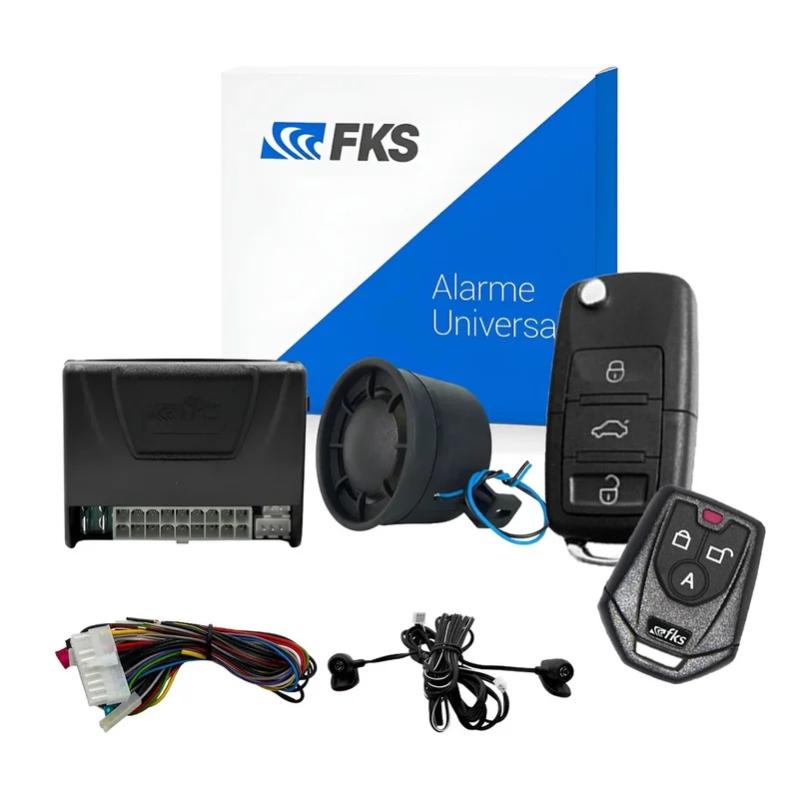 Alarme Automotivo Universal com 2x Controle CR941 CR962 FKS