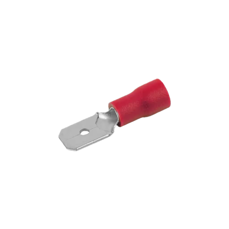 TERMINAL MACHO PRE ISOLADO VERMELHO B -