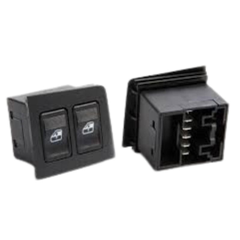 BOTAO INTERRUPTOR DE VIDRO ELETRICO FIAT UNO LED-AMBAR DUPLO