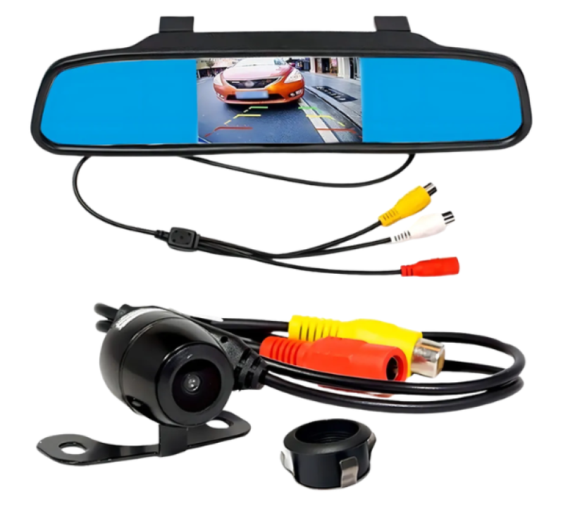 RETROVISOR COM CAMERA REDONDA (431RV-C)