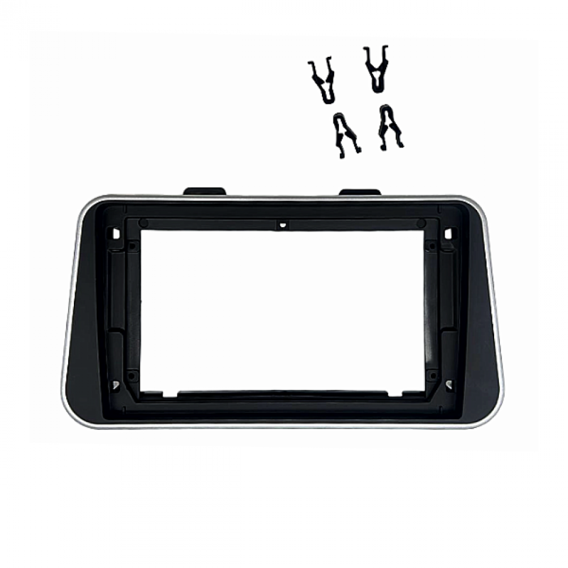 MOLDURA 9 NISSAN KICKS 16/22 - PRETA COM FRISO PRATA MD