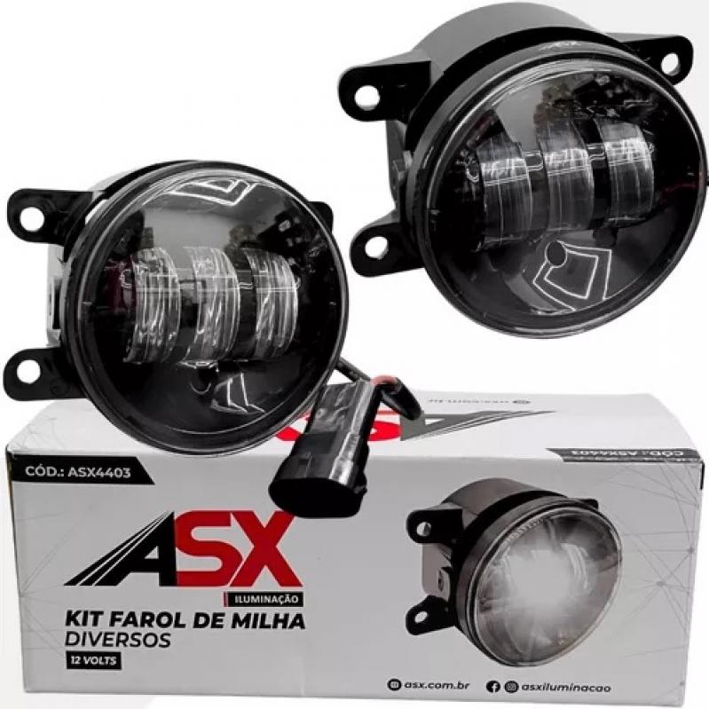 KIT FAROL DE MILHA LED DIVERSOS 12V - ASX4403