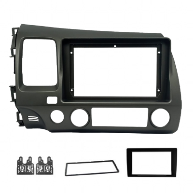 MOLDURA 9 CHINES COM ADAPTADOR 7 CHINES E JAPONES HONDA CIVIC 07/11 - GRAFITE