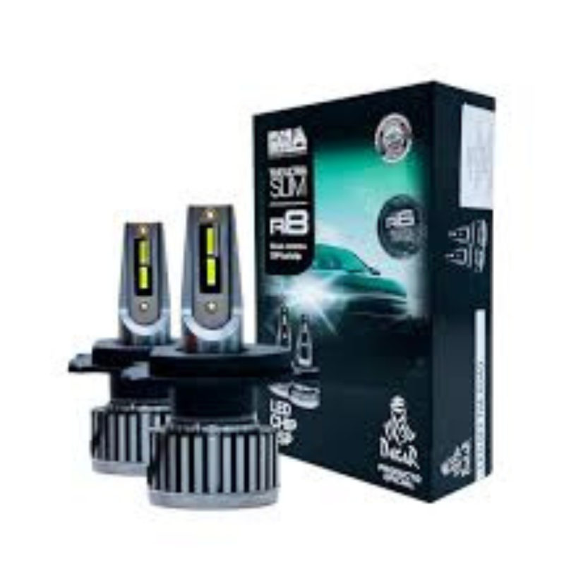 KIT LED FULL MINI R8 CHIP CSP (2 LAMP.) - 12V - 30000LM 6500K - H4-2
