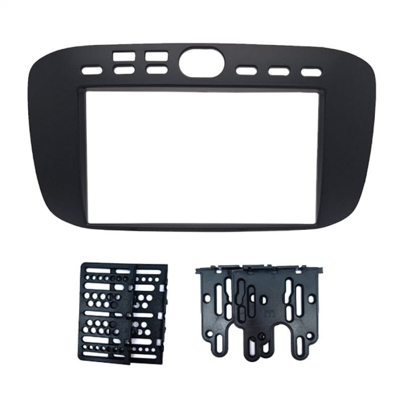 MOLDURA 2 DIN JAPONES FIAT PUNTO 13/17, LINEA 15/16 - PRETA