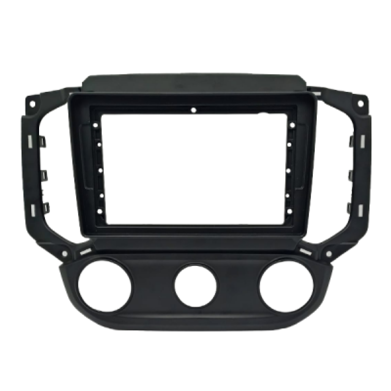 MOLDURA 9 FLUTUANTE GM S10 16 AR ANALOGICO - PRETA