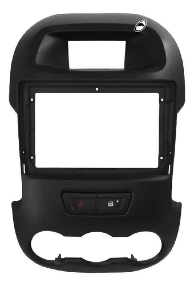 MOLDURA 9 POLEGADAS COMPATIVEL COM FORD RANGER SIMPLES XL/XLS 2012/15