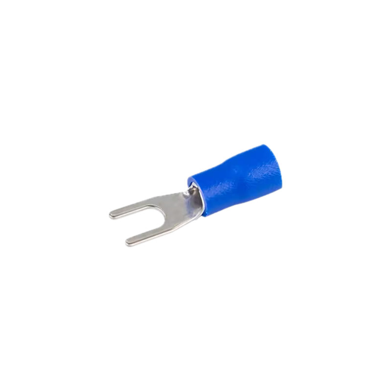 TERMINAL FORQ 1/8 PRE ISOLADO AZUL B1,5