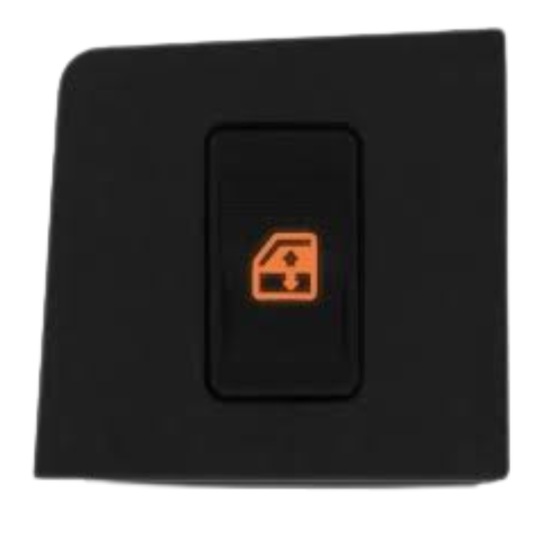 Botão Interruptor Vidro Eletrico Fiat Uno Simples led-Ambar