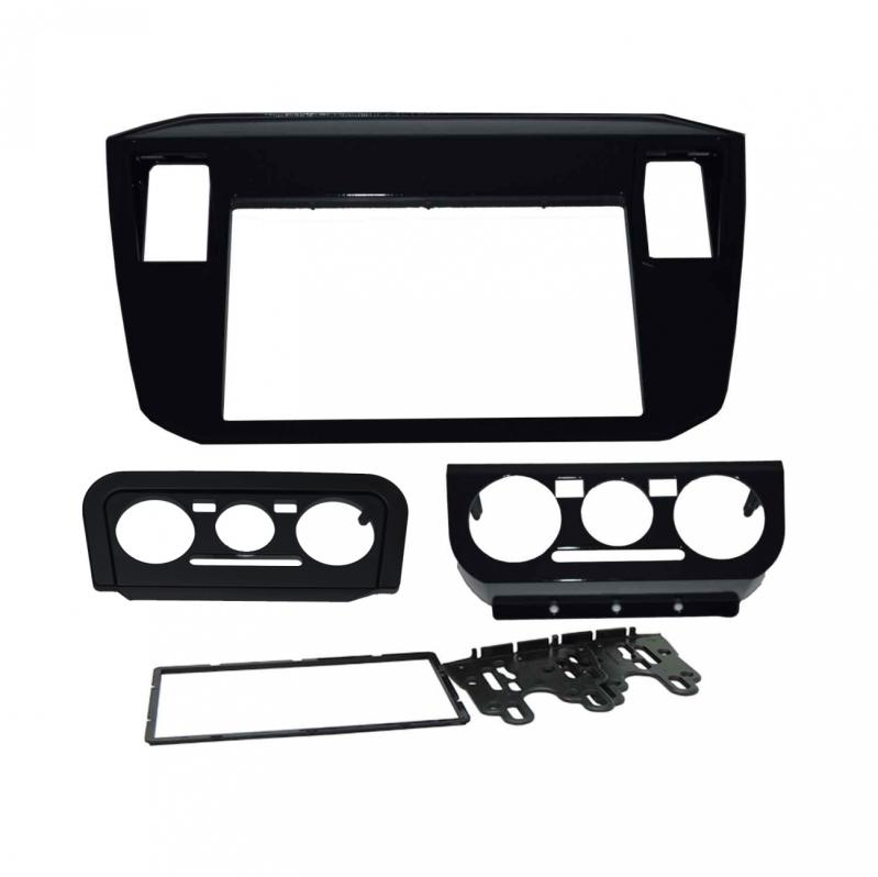 MOLDURA 2 DIN CHINES E JAPONES VOLKSWAGEN UP 17/21 - BLACK PIANO UV PROTECTION MD
