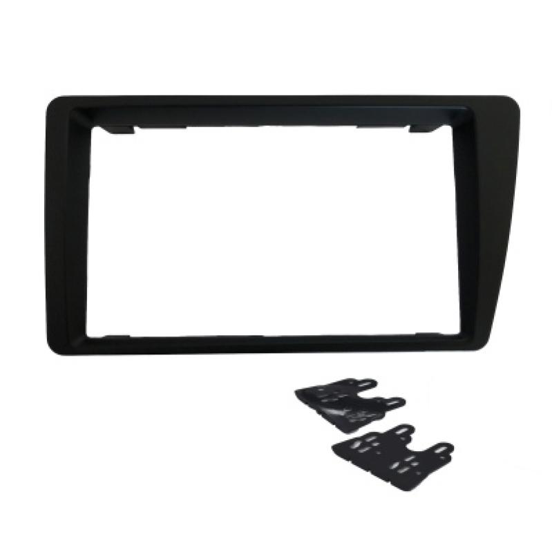 MOLDURA 2 DIN HONDA CIVIC 01/06 - PRETA
