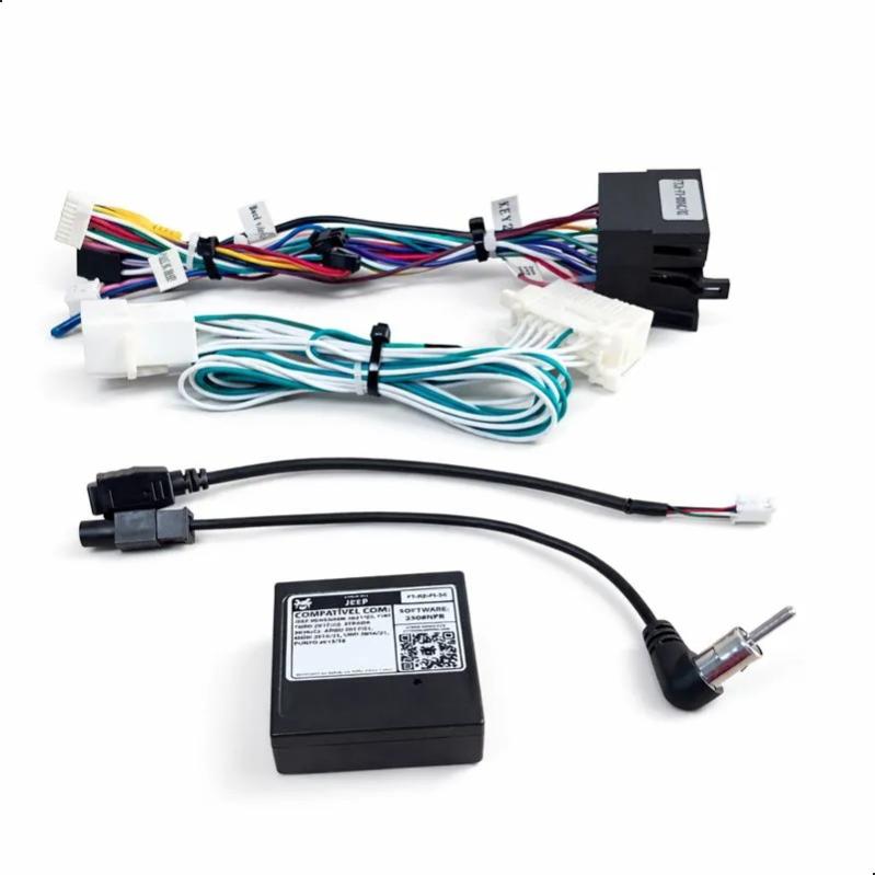 CHICOTE DE ALIMENTACAO COMPATIVEL COM FIAT ARGO/CRONOS 2017/21 PARA CABLE CANBOX