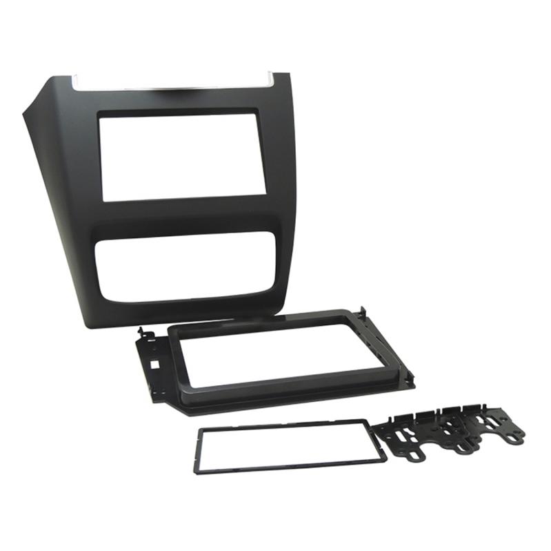 MOLDURA 2 DIN CHINES E JAPONES VW FOX, SPACEFOX, SPACECROSS, CROSSFOX G3 - PRETA MD
