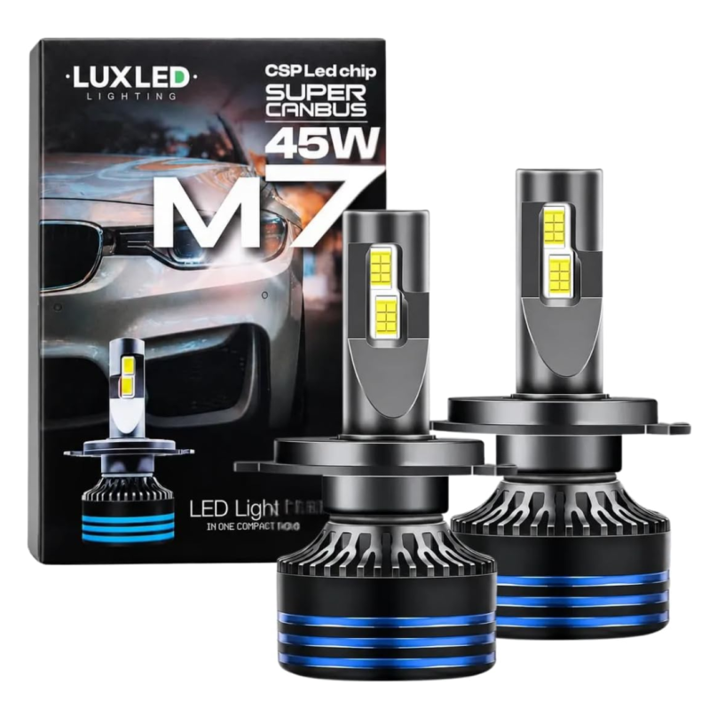 M7-H4-M7-H4 KIT LED SÚPER CANBUS, 12V, 45W, CHIP CSP