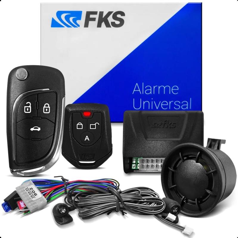 Kit Alarme De Carro Automotivo Chevrolet Bloqueador + Sirene
