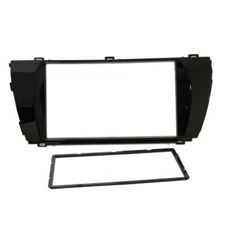 MOLDURA 2 DIN TOYOTA COROLLA 14/16 - BLACK PIANO UV PROTECTION