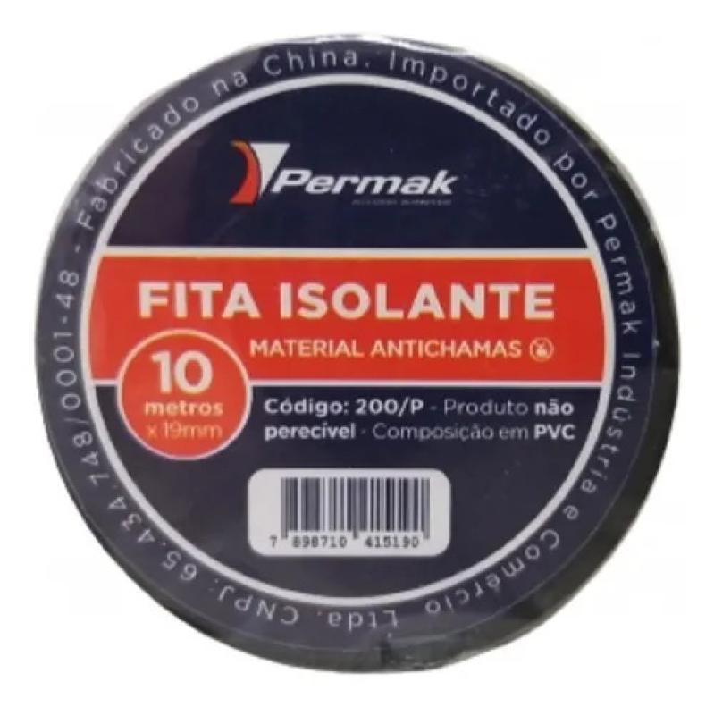 FITA ISOLANTE ROLO C/ 10m PERMAK