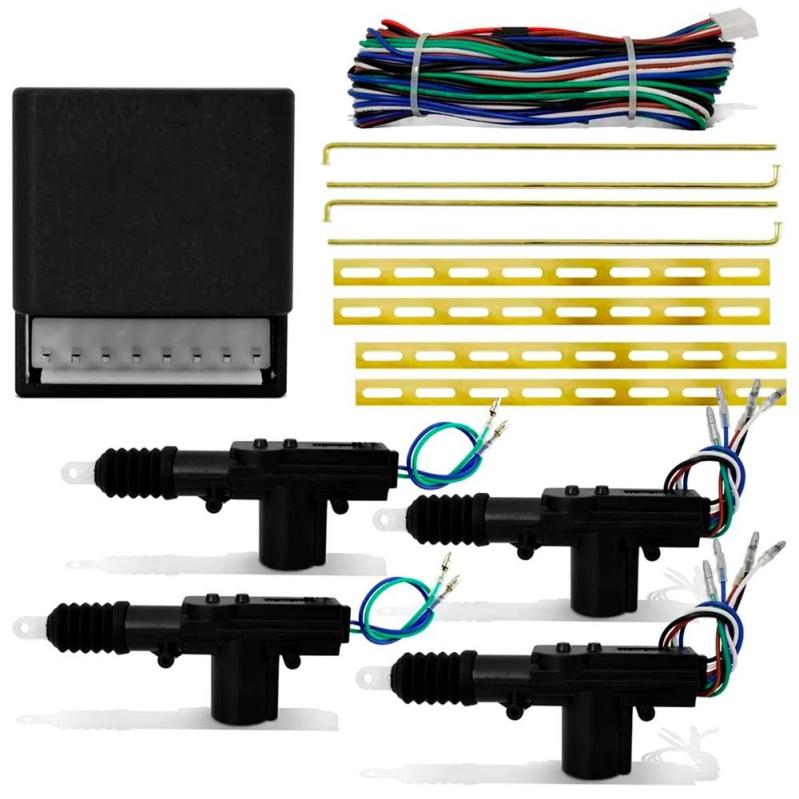 KIT TRAVAS ELETRICAS 4 PORTAS DUPLA SERVENTIA