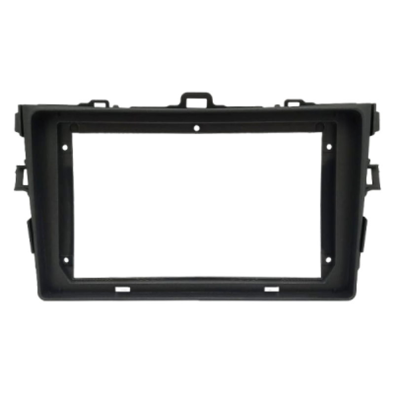 MOLDURA 9 POLEGADAS COMPATIVEL COM TOYOTA COROLLA 2008/13 CINZA