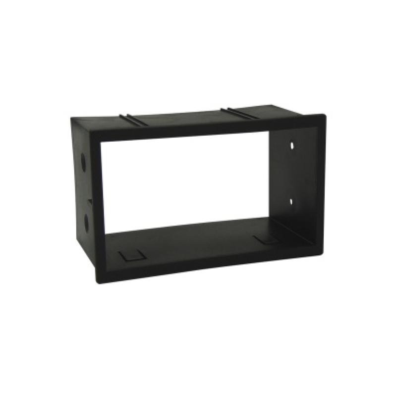MOLDURA 2 DIN JAPONES VW POLO, GOLF, FOX G2, ECOSPORT, FIESTA, BORA, PASSAT - PRETA