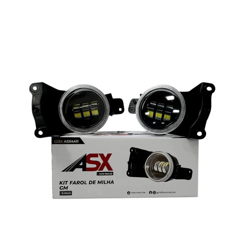KIT FAROL DE MILHA LED GM 12V