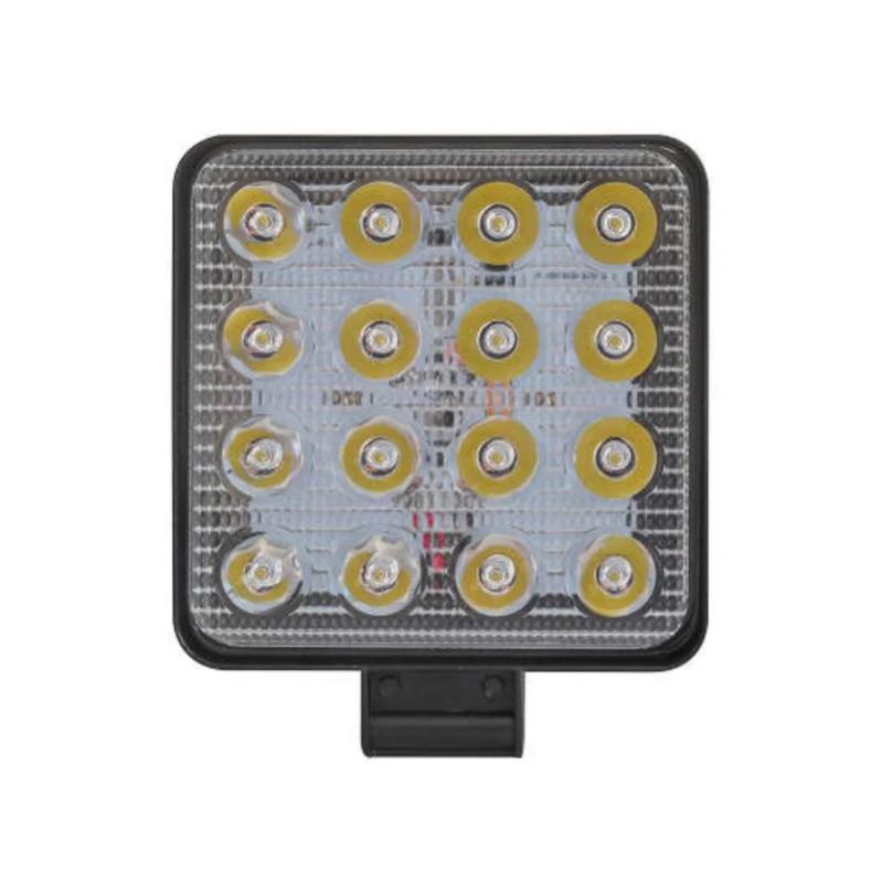 FDM LED UNIVERSAL 12/24V 16 LEDS 6000K QUADRADO