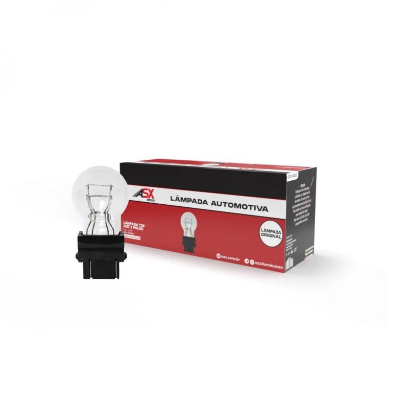 LAMPADA T20 3157 2 POLOS 12V 27W BASE PLASTICO - ASX2524