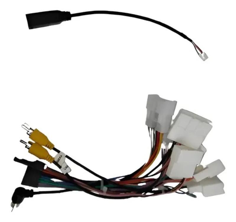 CHICOTE DE ALIMENTACAO COMPATIVEL COM TOYOTA UNIVERSAL SEM CABLE CANBOX