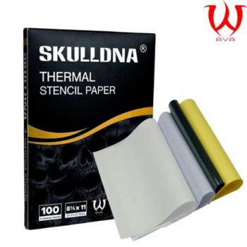 PAPEL THERMAL A4 para Impressora Decalque AVA - Skulldna - folha