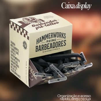BARBEADOR HAMMERWORKS - CAIXA 30 UNIDADES
