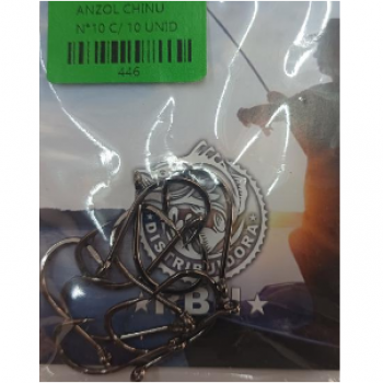 ANZOL CHINU N 10 CARTELA C/ 10 UND