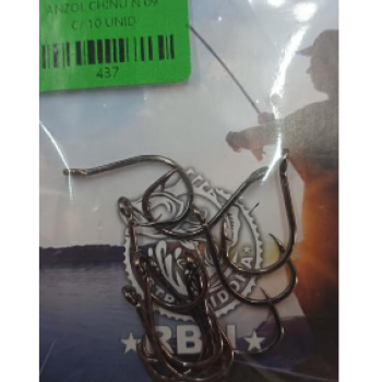 ANZOL CHINU N 09 CARTELA C/ 10 UND