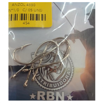 ANZOL 4330 N 1/0 CARTELA C/05 UND