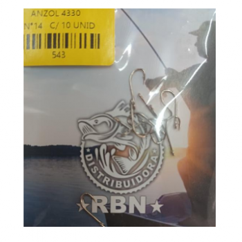 ANZOL 4330 N 14 CARTELA C/10 UND