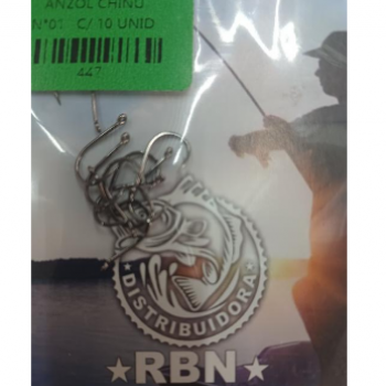 ANZOL CHINU N 01 CARTELA C/ 10 UND